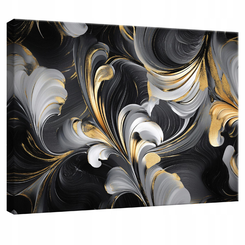 OBRAZ NA PŁÓTNIE ŚCIANĘ ABSTRAKCJA GLAMOUR DO SYPIALNI SALONU KUCHNI 120x80