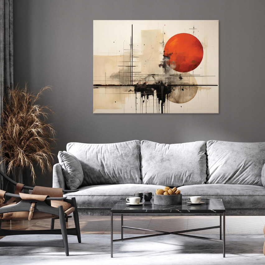 OBRAZ NA PŁÓTNIE ŚCIANĘ ABSTRAKCJA DO SYPIALNI SALONU NOWOCZESNY 120x80