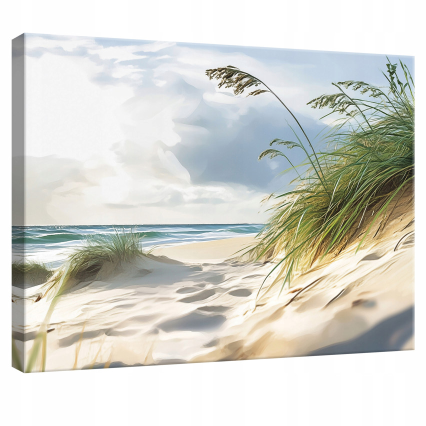 OBRAZ NA PŁÓTNIE ŚCIANĘ MORZE PLAŻA NATURA DO SYPIALNI SALONU KUCHNI 60x40 PP15444