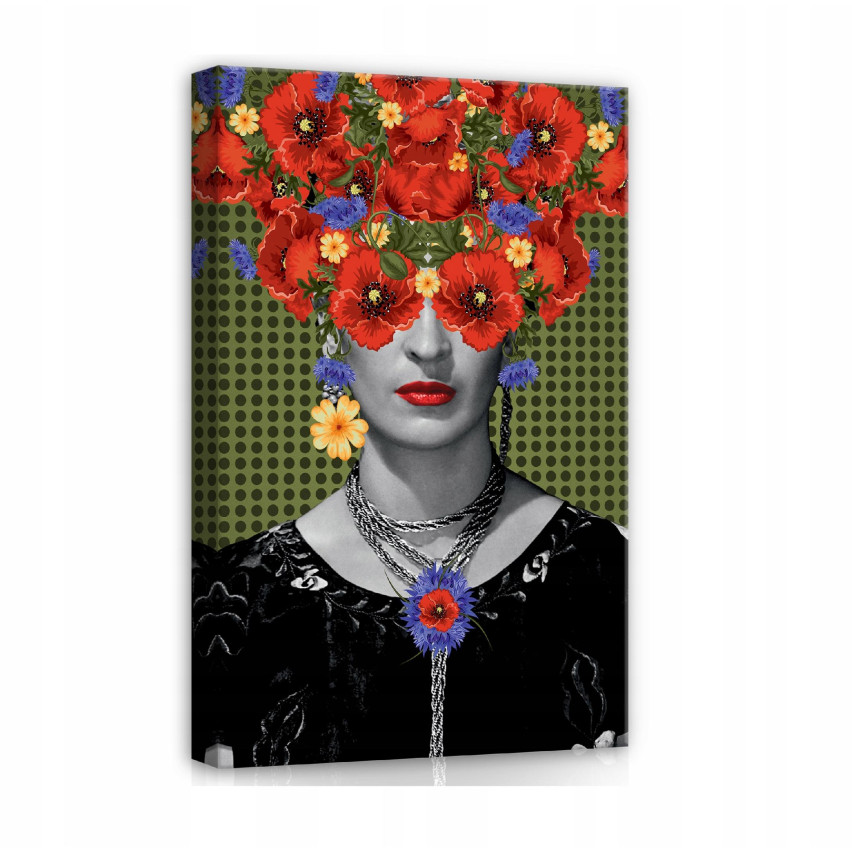 Obraz Frida Kahlo Do Salonu Duży Nowoczesny 100x70