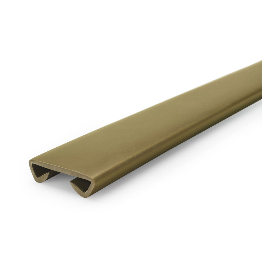 Listwa poręczowa PCV STANDARD 40x8mm mosiądz