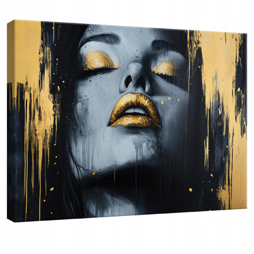 OBRAZ NA PŁÓTNIE ŚCIANĘ ABSTRAKCJA KOBIETA DO SYPIALNI SALONU KUCHNI 60x40