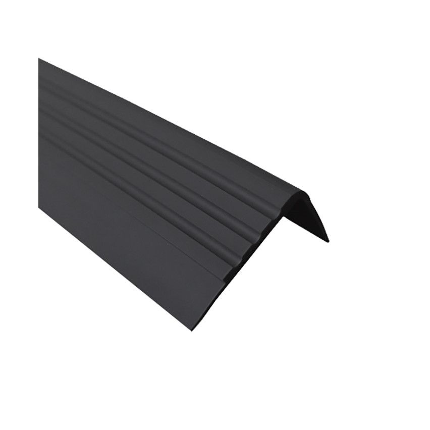 Profil schodowy antypoślizgowy z klejem 30x27mm, czarny