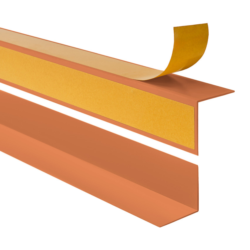 Kątownik twardy klejony po zewnętrznej stronie, ceglany