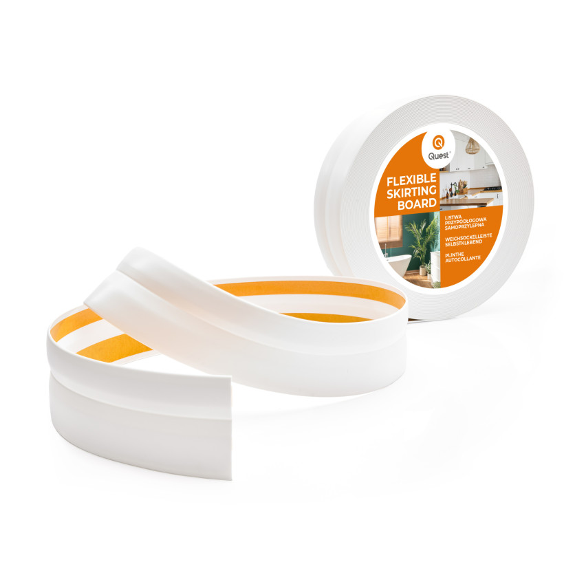 Listwa przypodłogowa samoprzylepna PCV 32x23mm Biały