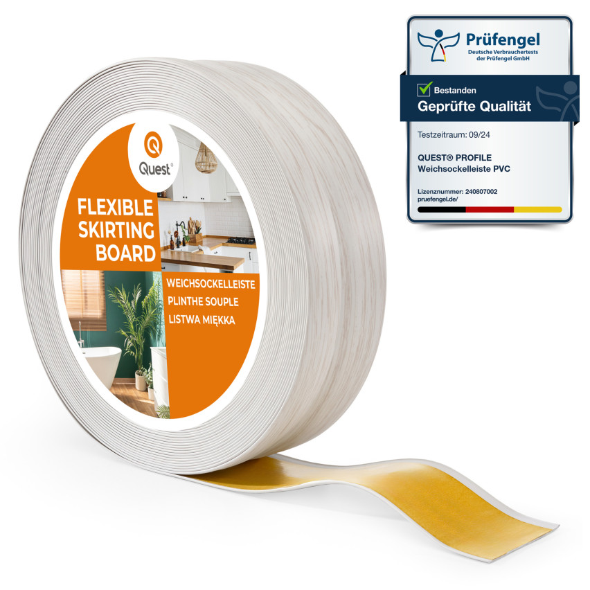Listwa przypodłogowa samoprzylepna PCV 32x23mm Brzoza