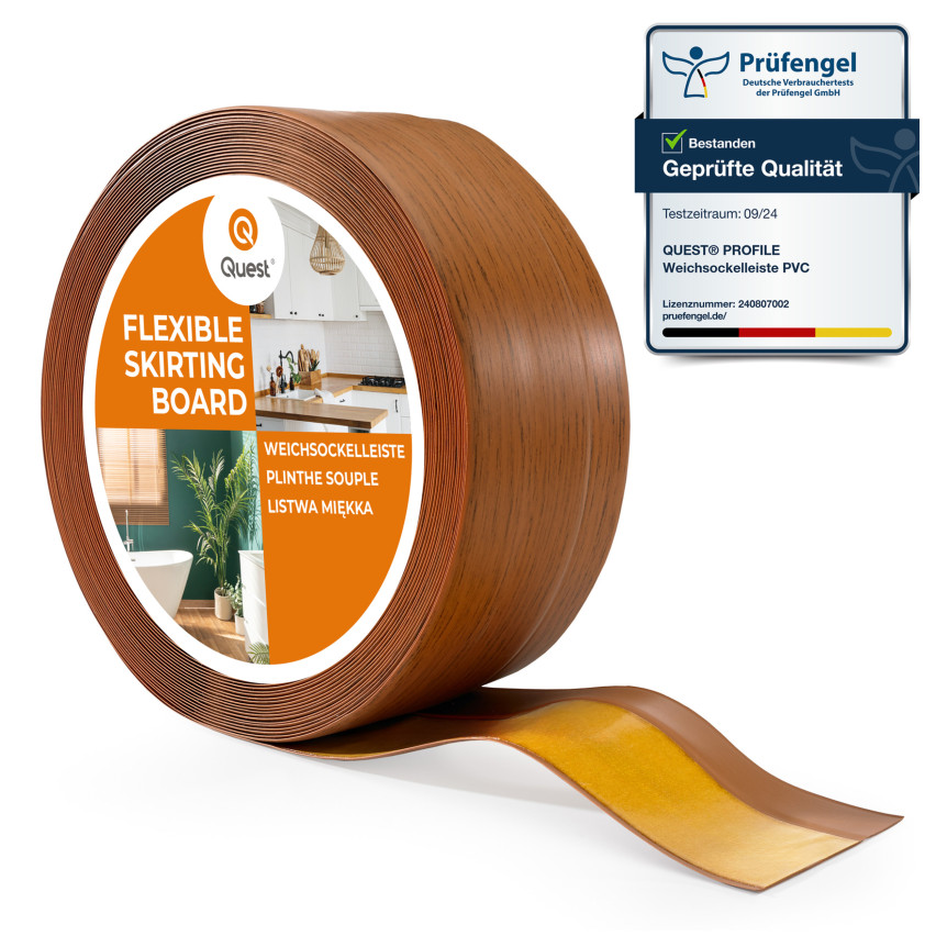 Listwa przypodłogowa samoprzylepna PCV 32x23mm dąb rustykalny