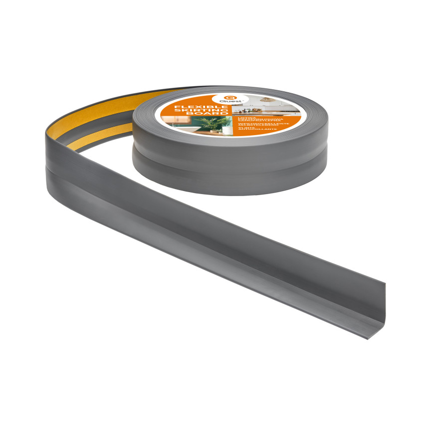 Listwa przypodłogowa samoprzylepna PCV 32x23mm Grafit