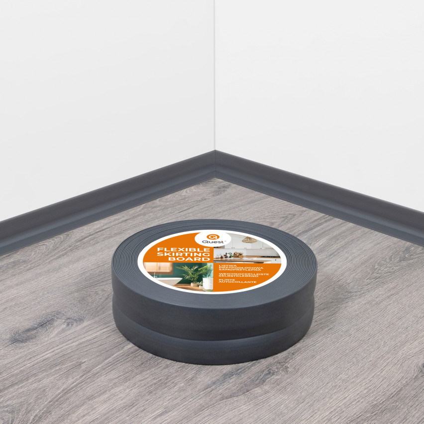 Listwa przypodłogowa samoprzylepna PCV 32x23mm Grafit