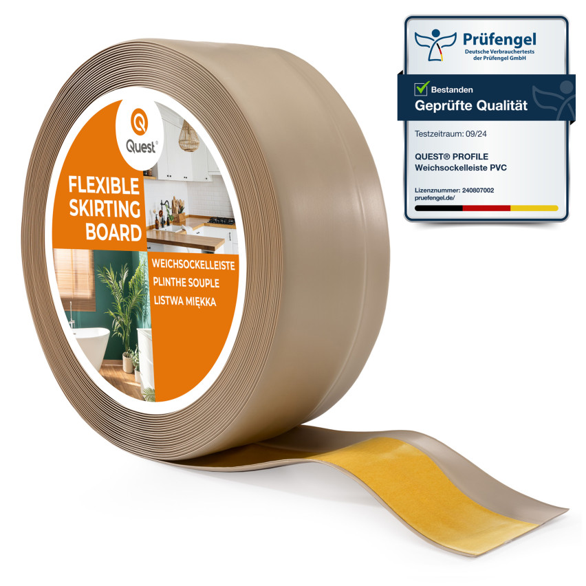Listwa przypodłogowa samoprzylepna PCV 50x20mm Beż