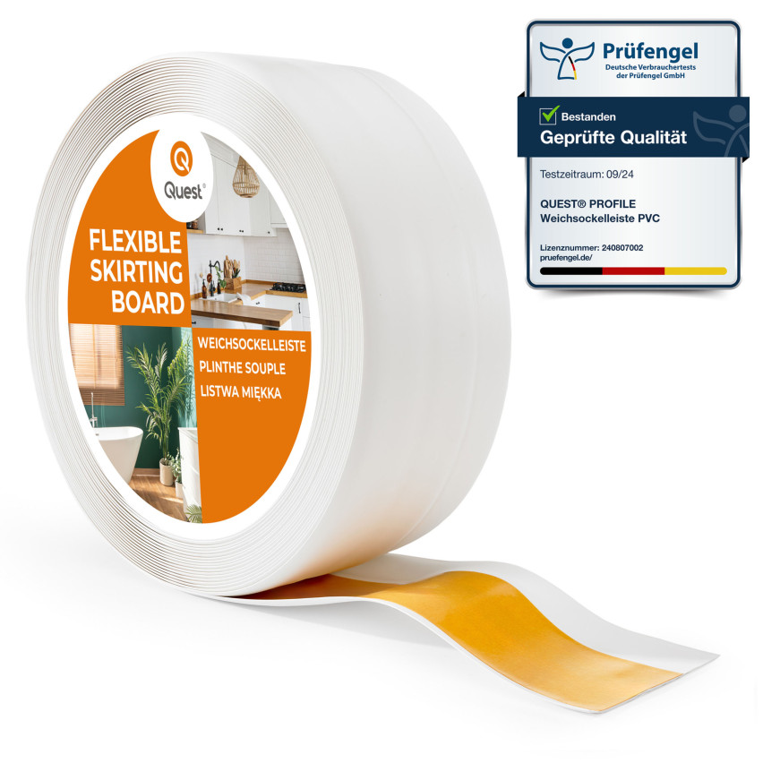 Listwa przypodłogowa samoprzylepna PCV 50x20mm Biały 