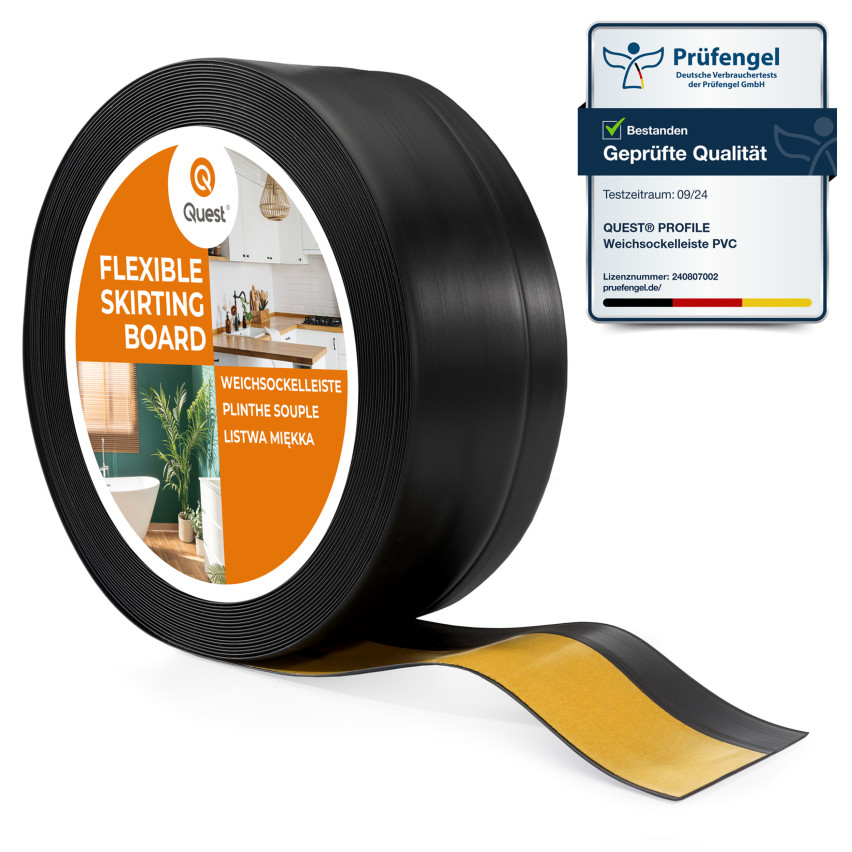 Listwa przypodłogowa samoprzylepna PCV 50x20mm czarny