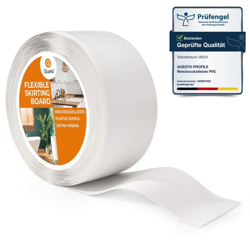 Listwa przypodłogowa PCV 100x25mm biała