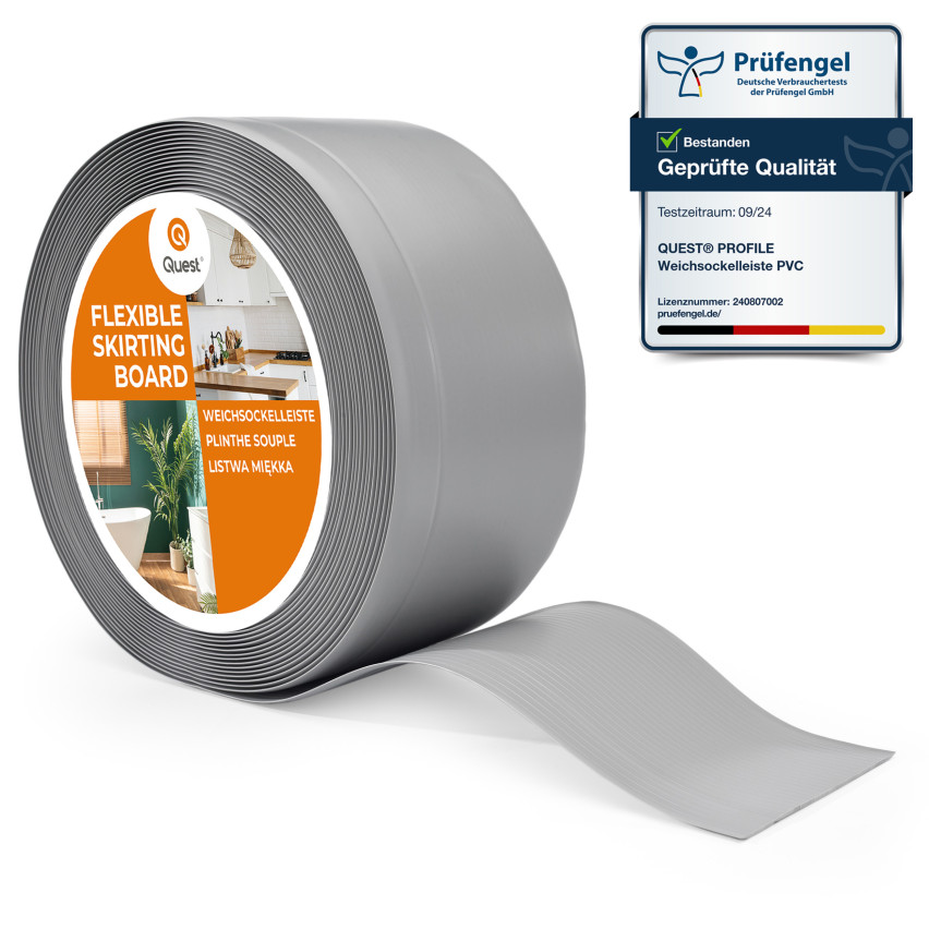 Listwa przypodłogowa PCV 100x25mm szara