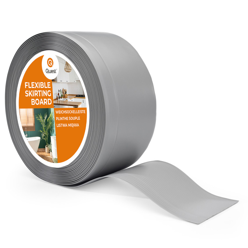 Listwa przypodłogowa PCV 100x25mm szara