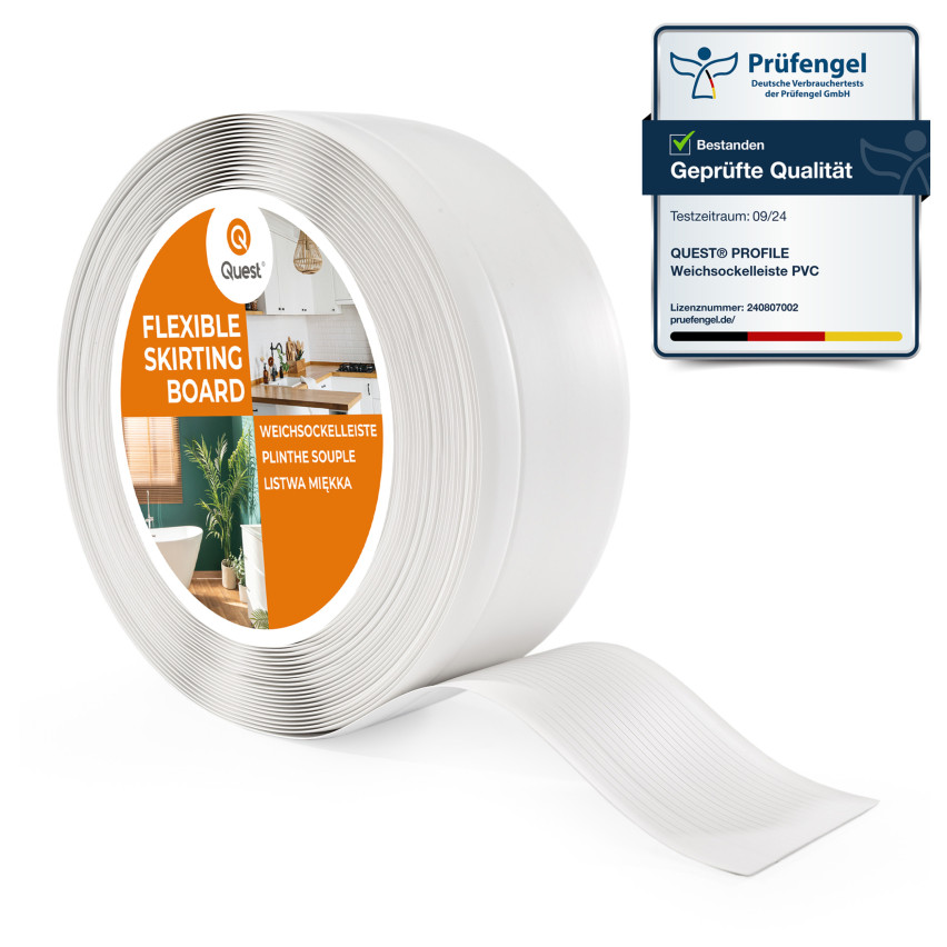 Listwa przypodłogowa PCV 70x20mm biała