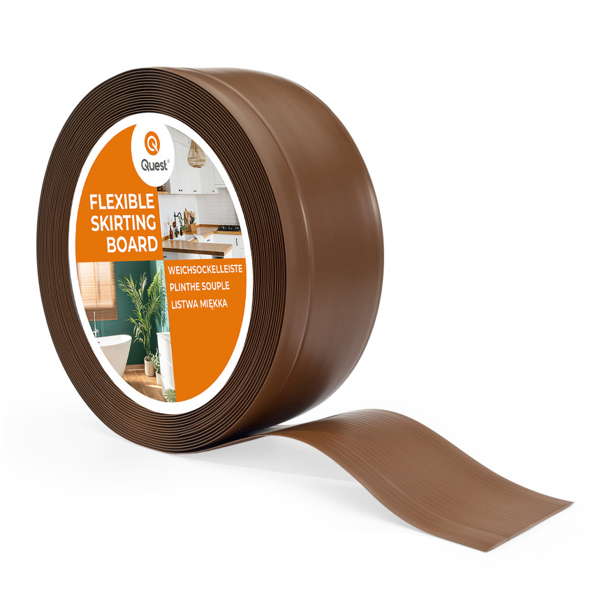 Listwa przypodłogowa PCV 70x20mm brązowa