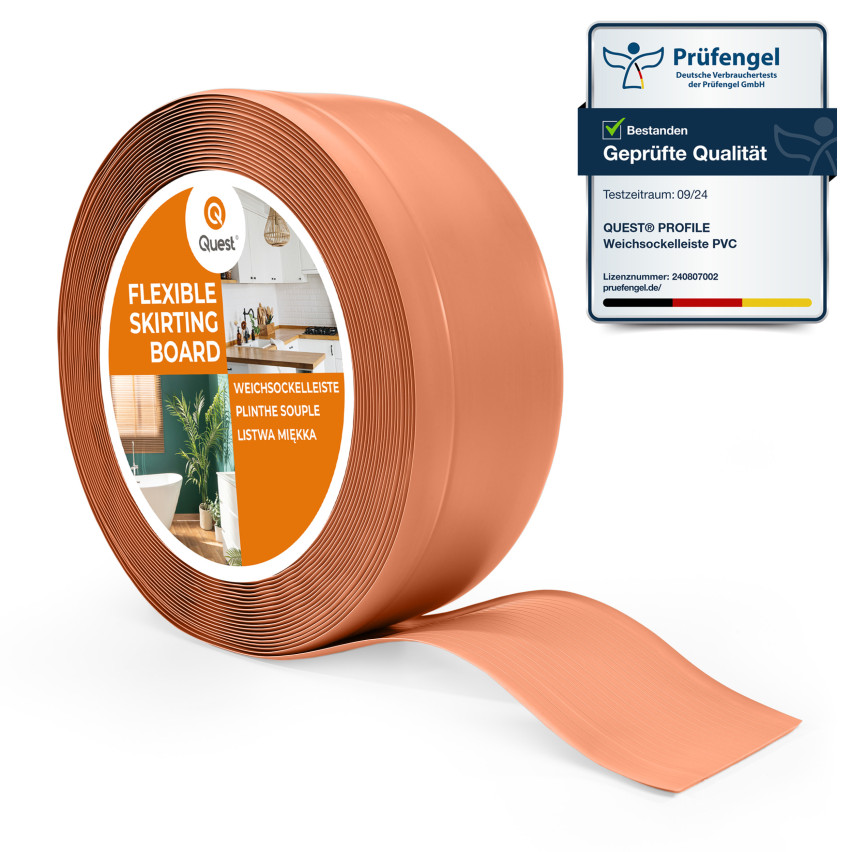 Listwa przypodłogowa PCV 70x20mm, ceglany