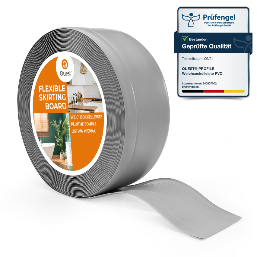 Listwa przypodłogowa PCV 70x20mm szara