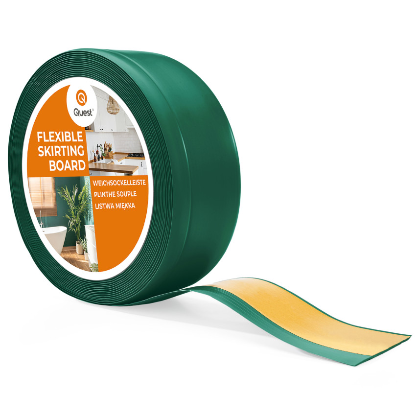 Listwa przypodłogowa samoprzylepna PCV 70x20mm, zielony