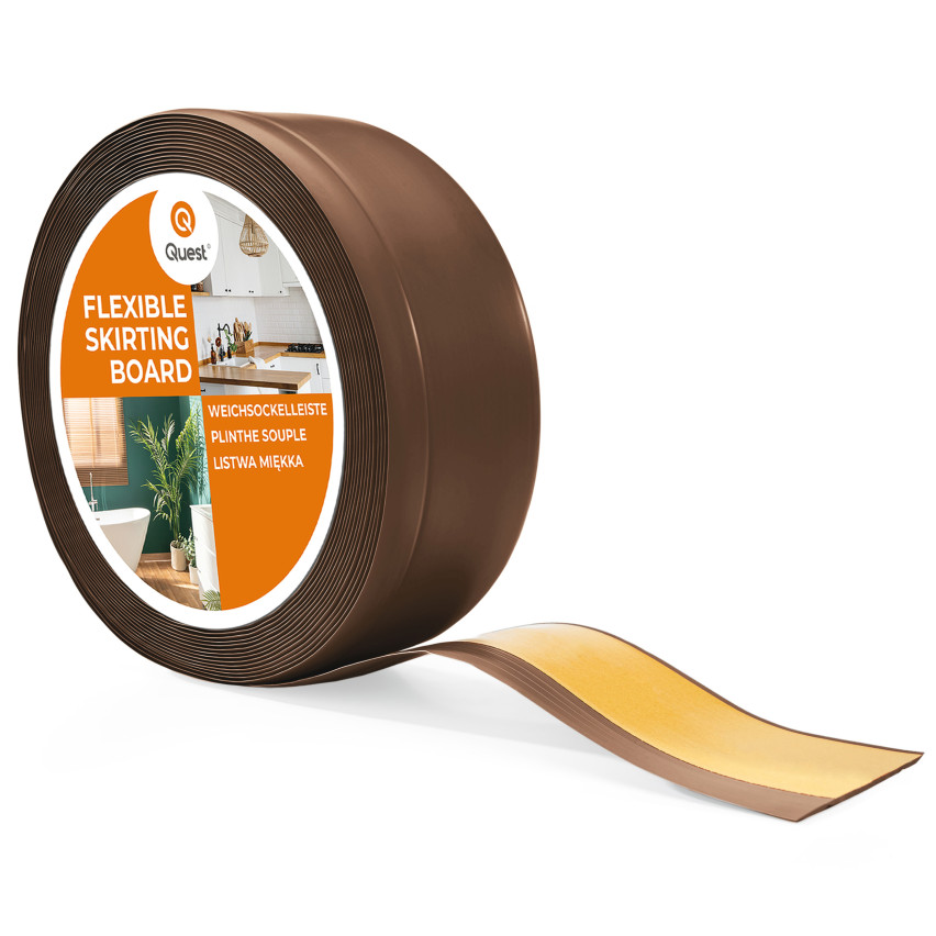 Listwa przypodłogowa samoprzylepna PCV 70x20mm brąz