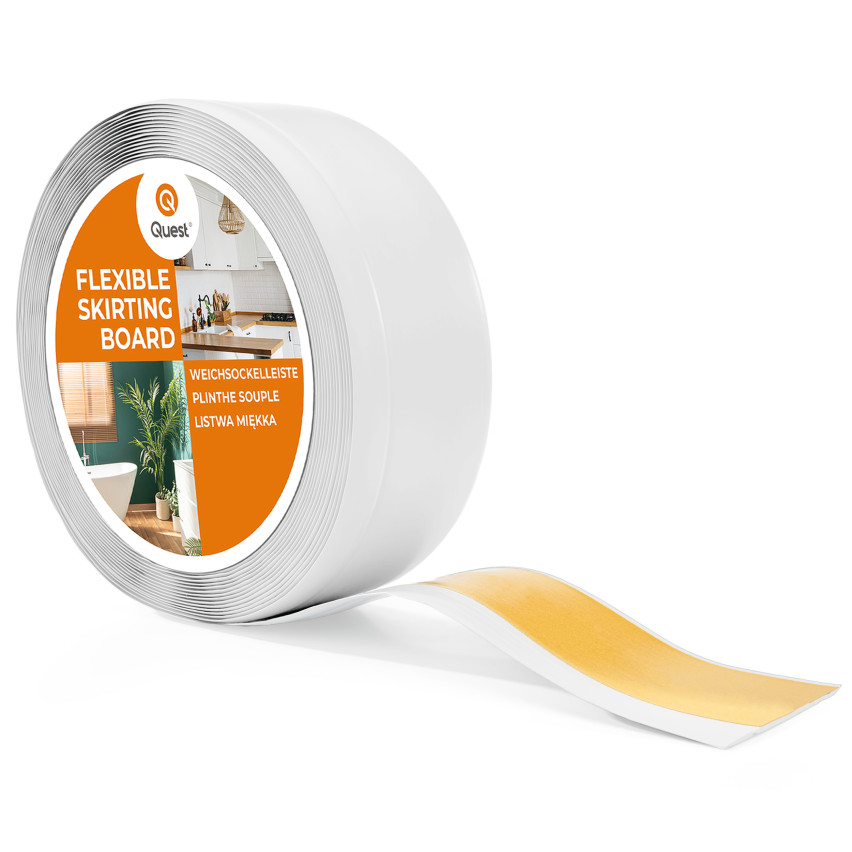 Listwa przypodłogowa samoprzylepna PCV 70x20mm biała