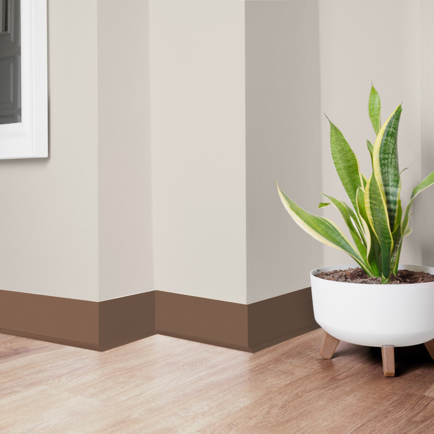 Listwa przypodłogowa samoprzylepna PCV 70x20mm brąz