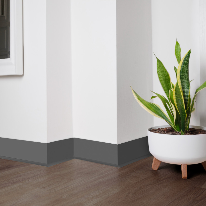 Listwa przypodłogowa PCV 70x20mm ciemnoszara