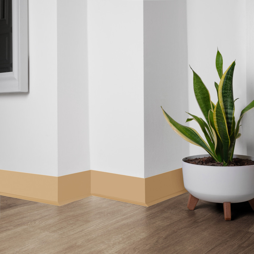 Listwa przypodłogowa samoprzylepna PCV 70x20mm, piaskowy