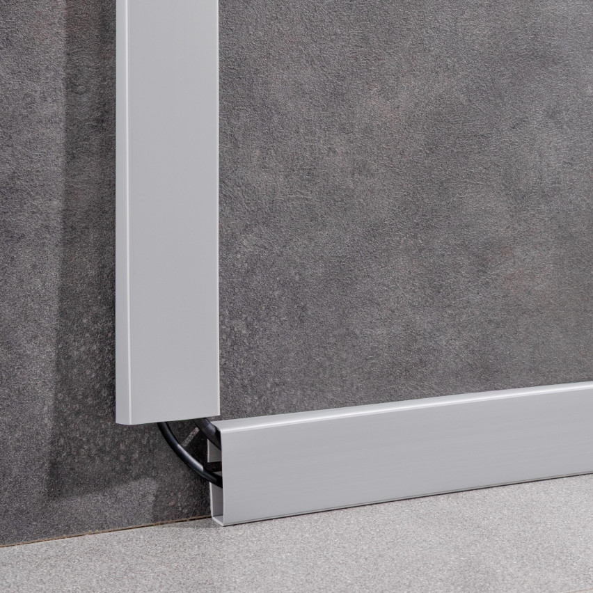 Listwa wielofunkcyjna z PCV 2in1 – samoprzylepny panel wykończeniowy, 110 mm, biały