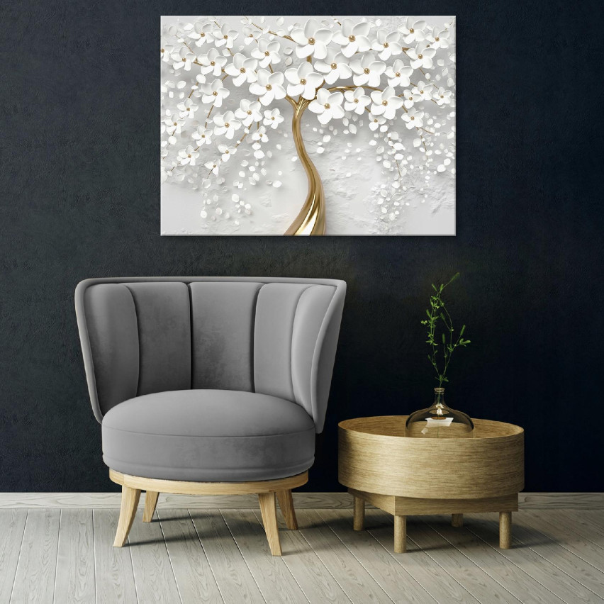 Obraz DO SALONU NA ŚCIANĘ Abstrakcja Płótno 60x40