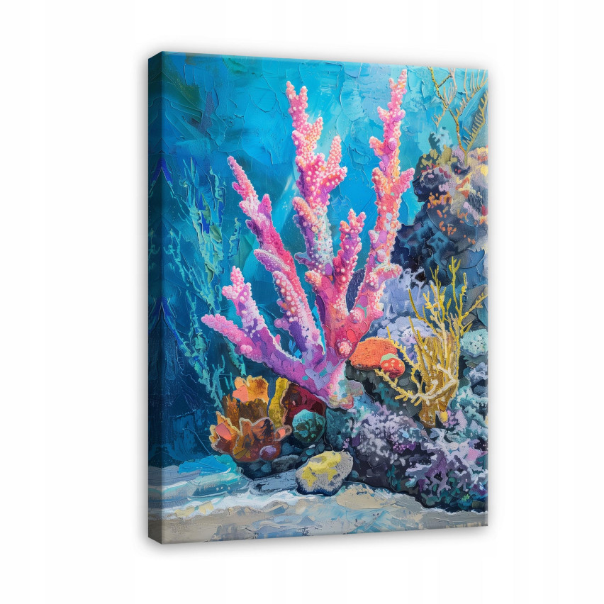 OBRAZ RAFA KORALOWA OCEAN MORZE SYPIALNIA SALON NA PŁÓTNIE ŚCIANĘ 40x30