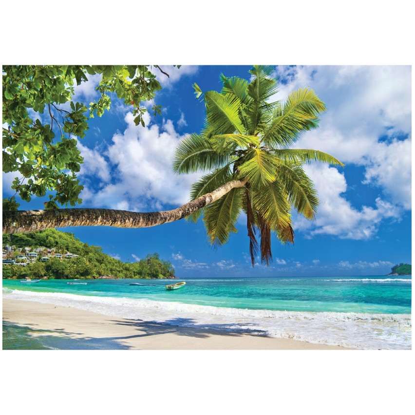 FOTOTAPETA PLAŻA MORZE PALMY OCEAN SYPIALNIA SALON TAPETA ŚCIENNA 350x250
