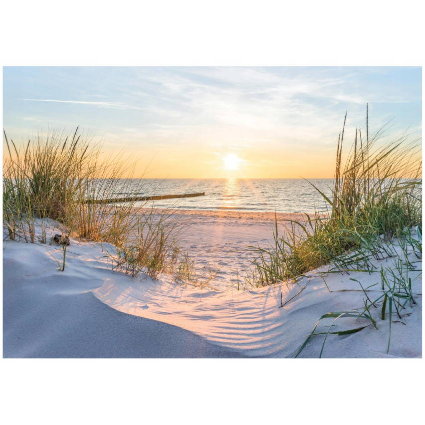 FOTOTAPETA PLAŻA MORZE WYDMY BAŁTYK WIDOK DO SYPIALNI SALONU TAPETA 150x105