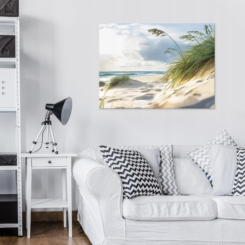 OBRAZ NA PŁÓTNIE ŚCIANĘ MORZE PLAŻA NATURA DO SYPIALNI SALONU KUCHNI 60x40 PP15444