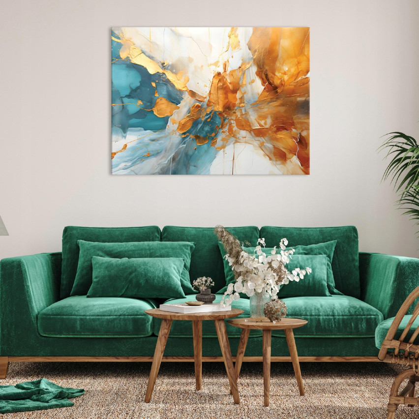 Obraz ABSTRAKCJA MARMUR Na Płótnie Ścianę Do Sypialni Salonu Duży 100x70