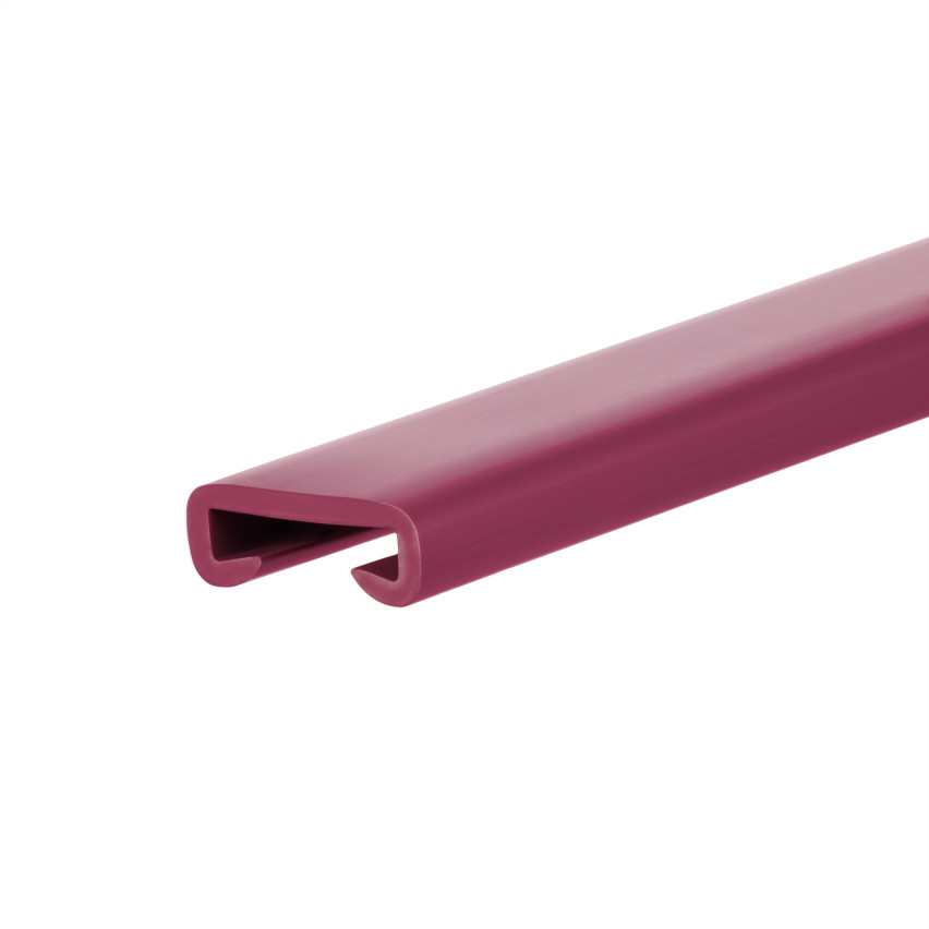 Listwa poręczowa PCV PREMIUM, poręczówka 40x8mm bordowy