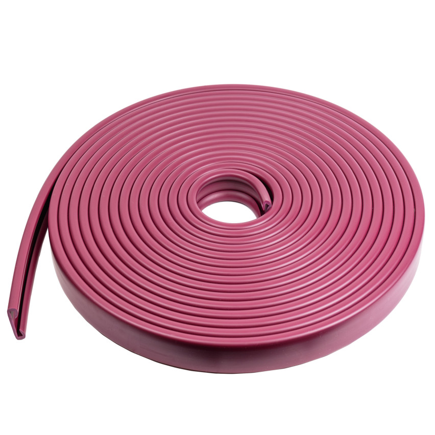 Listwa poręczowa PCV PREMIUM, poręczówka 40x8mm bordowy
