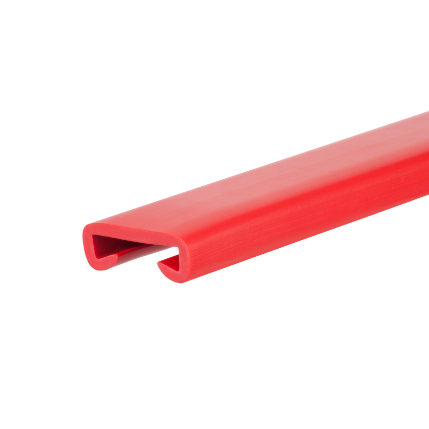Listwa poręczowa PCV PREMIUM, poręczówka 40x8mm czerwony