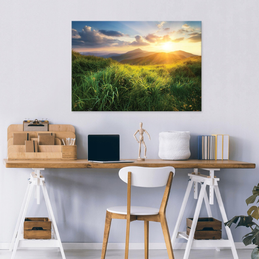 Obraz KRAJOBRAZ GÓRY NATURA Na Płótnie 60x40