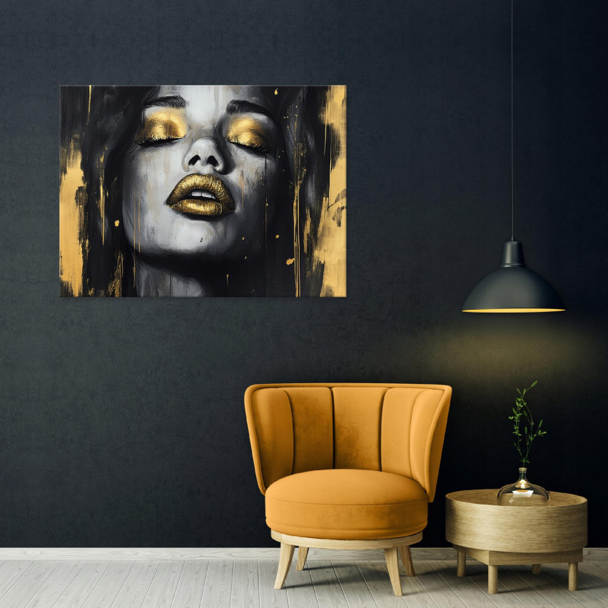 OBRAZ NA PŁÓTNIE ŚCIANĘ KOBIETA GLAMOUR DO SYPIALNI SALONU KUCHNI 60x40
