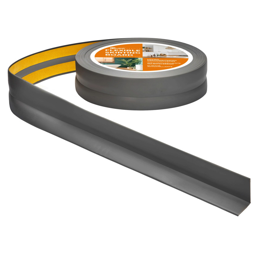 Listwa wykończeniowa samoprzylepna grafit PCV 