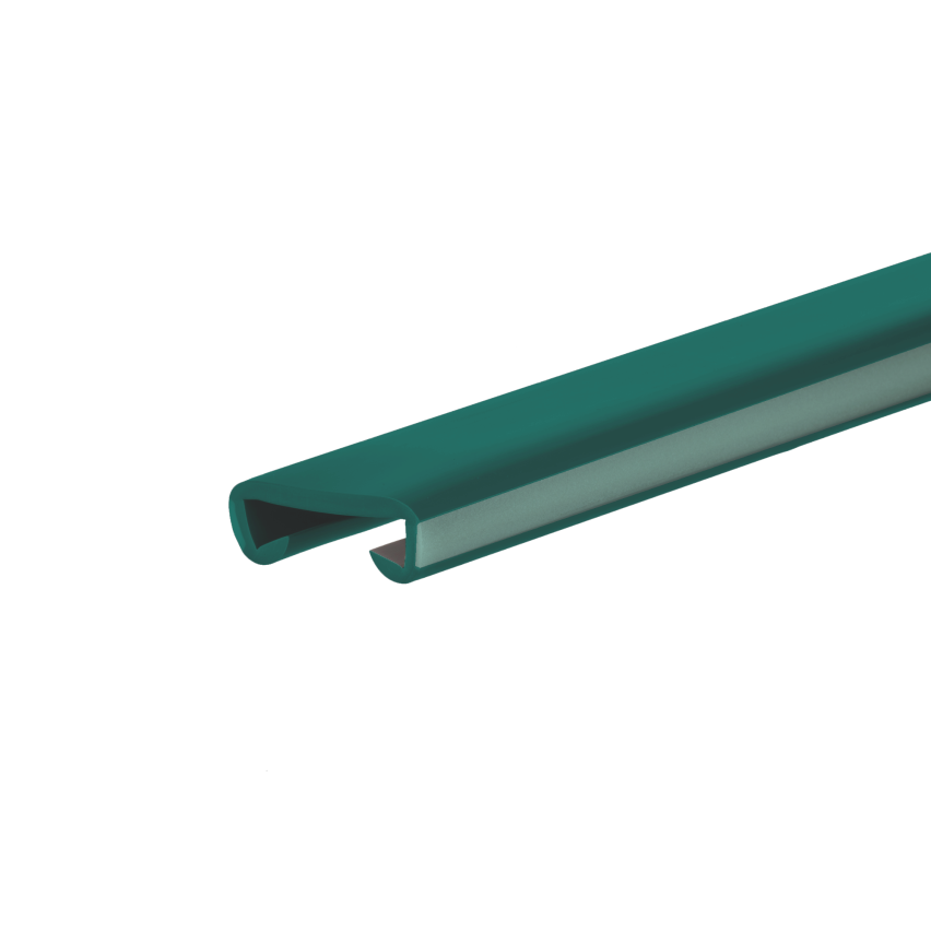 Listwa poręczowa PCV FOTO, poręczówka 40x8mm zielony