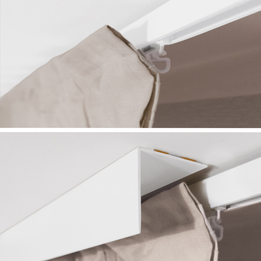 Listwa karniszowa  szary 2m