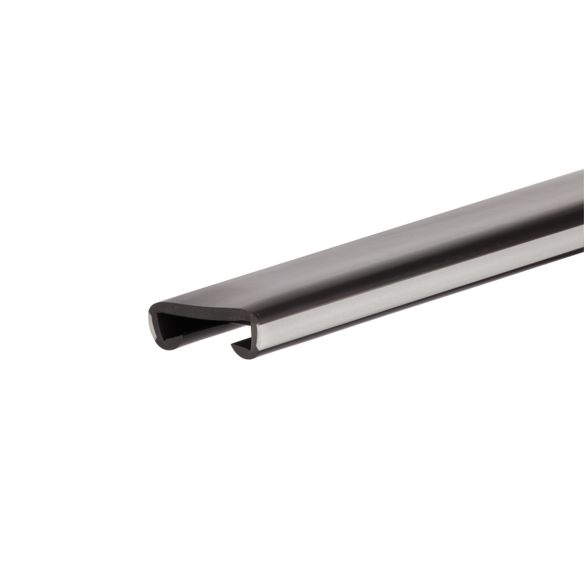 Listwa poręczowa PCV FOTO, poręczówka 40x8mm czarny