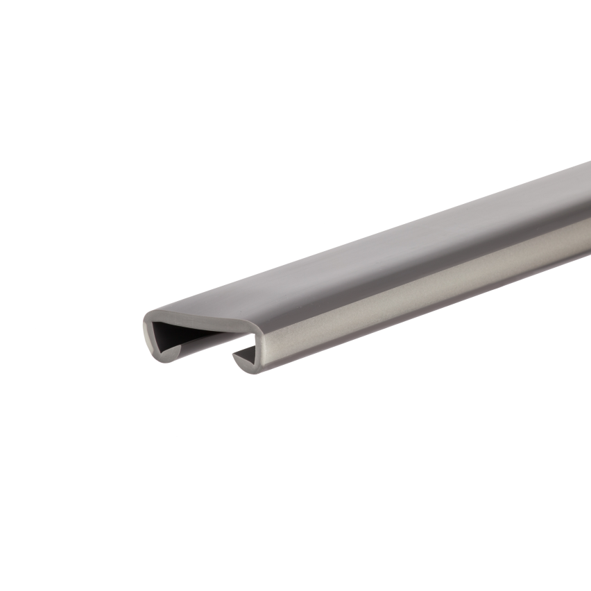 Listwa poręczowa PCV FOTO, poręczówka 40x8mm ciemnoszary
