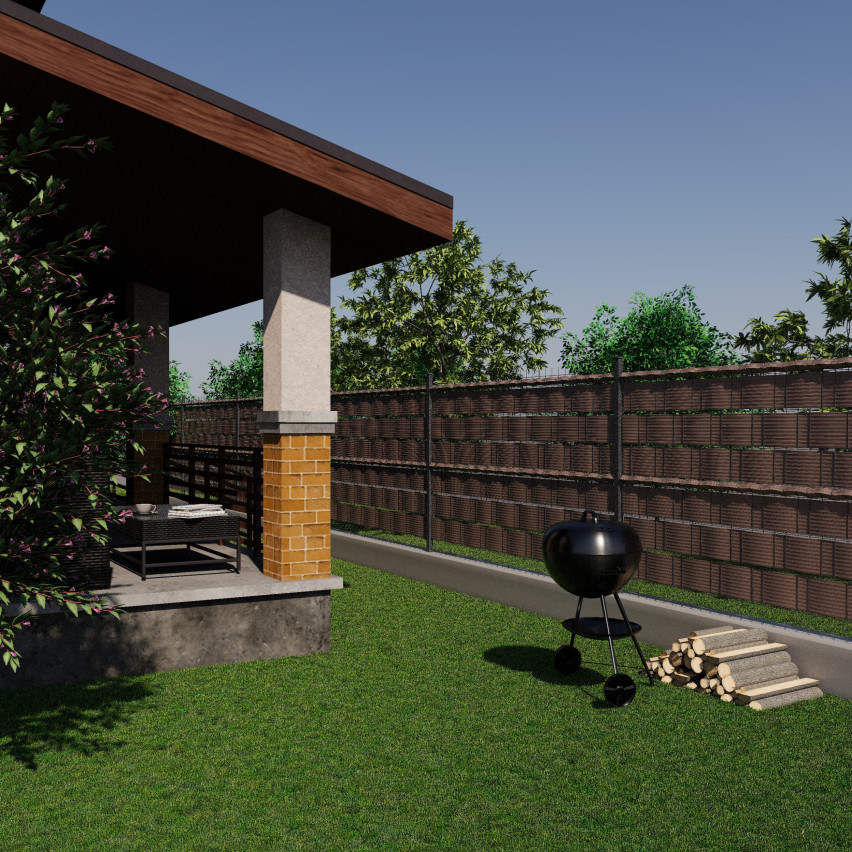 Taśma Ogrodzeniowa Quest® Lux  900 g/m2, 19cm brązowa RAL 8017