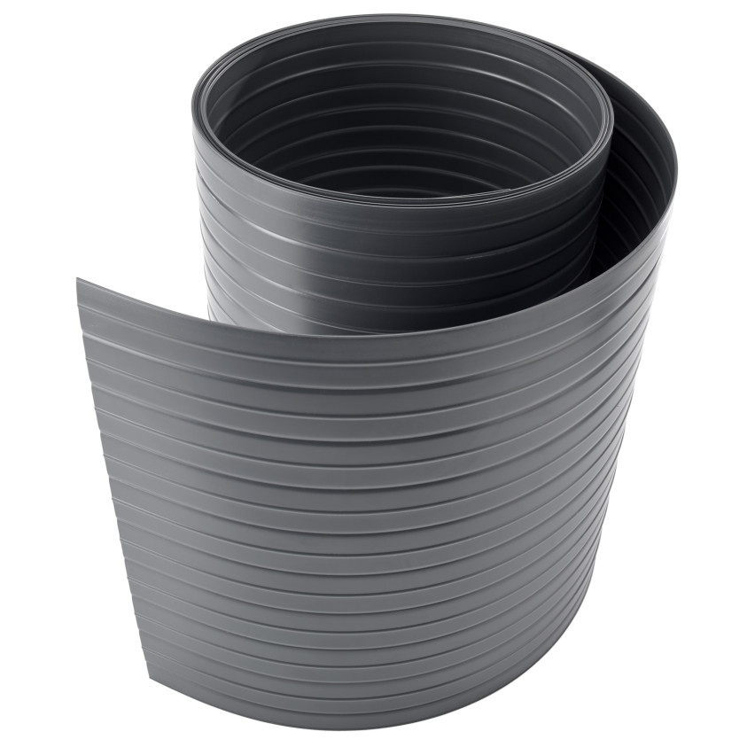 Taśma ogrodzeniowa PCV listwa do ogrodzeń panelowych premium, 900 g/m2, RAL7016, antracyt