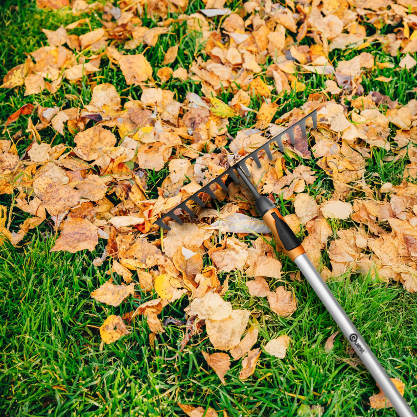 Metalowe grabie ogrodowe - system ogrodowy QUEST