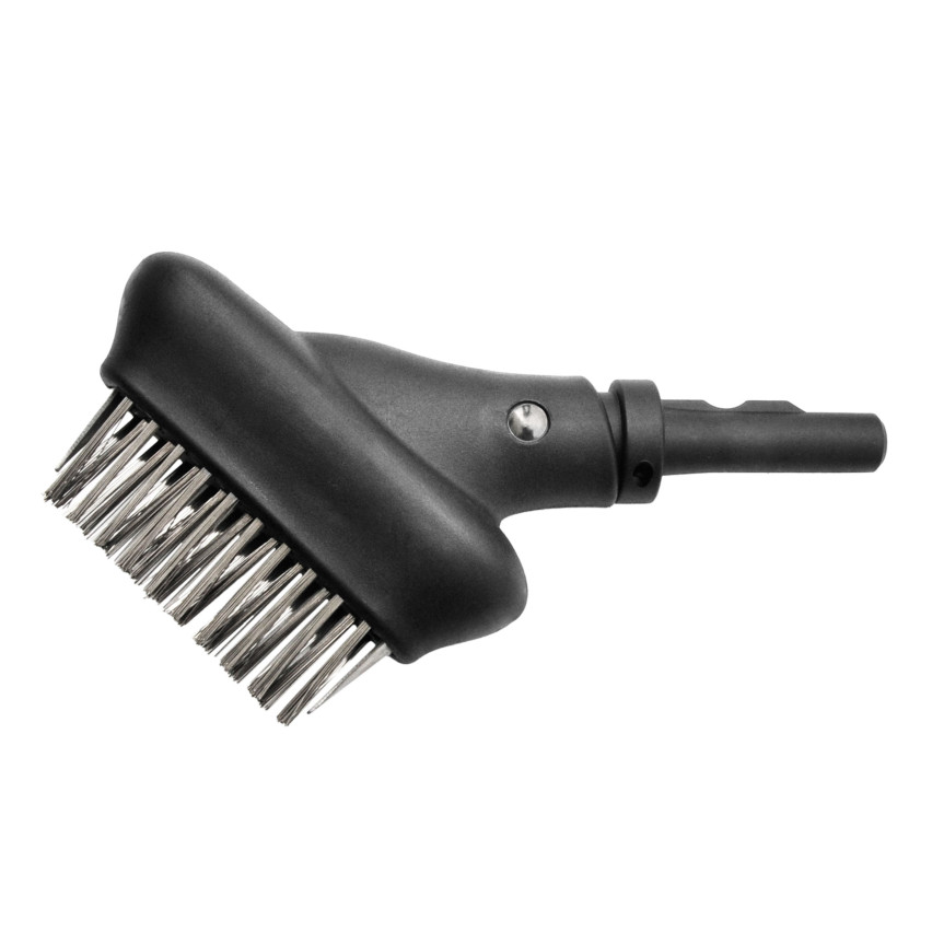 Grabie wachlarzowe, grabie metalowe, trzonek teleskopowy, podbierak do owoców, szczotka do bruku - System ogrodowy QUEST